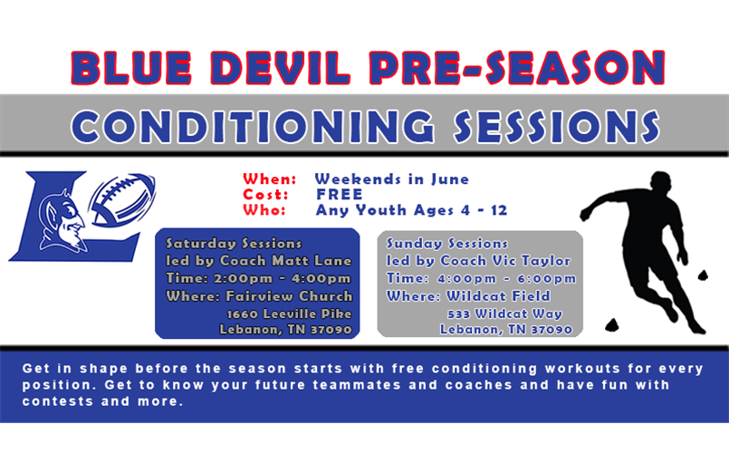 June Conditioning Sessions